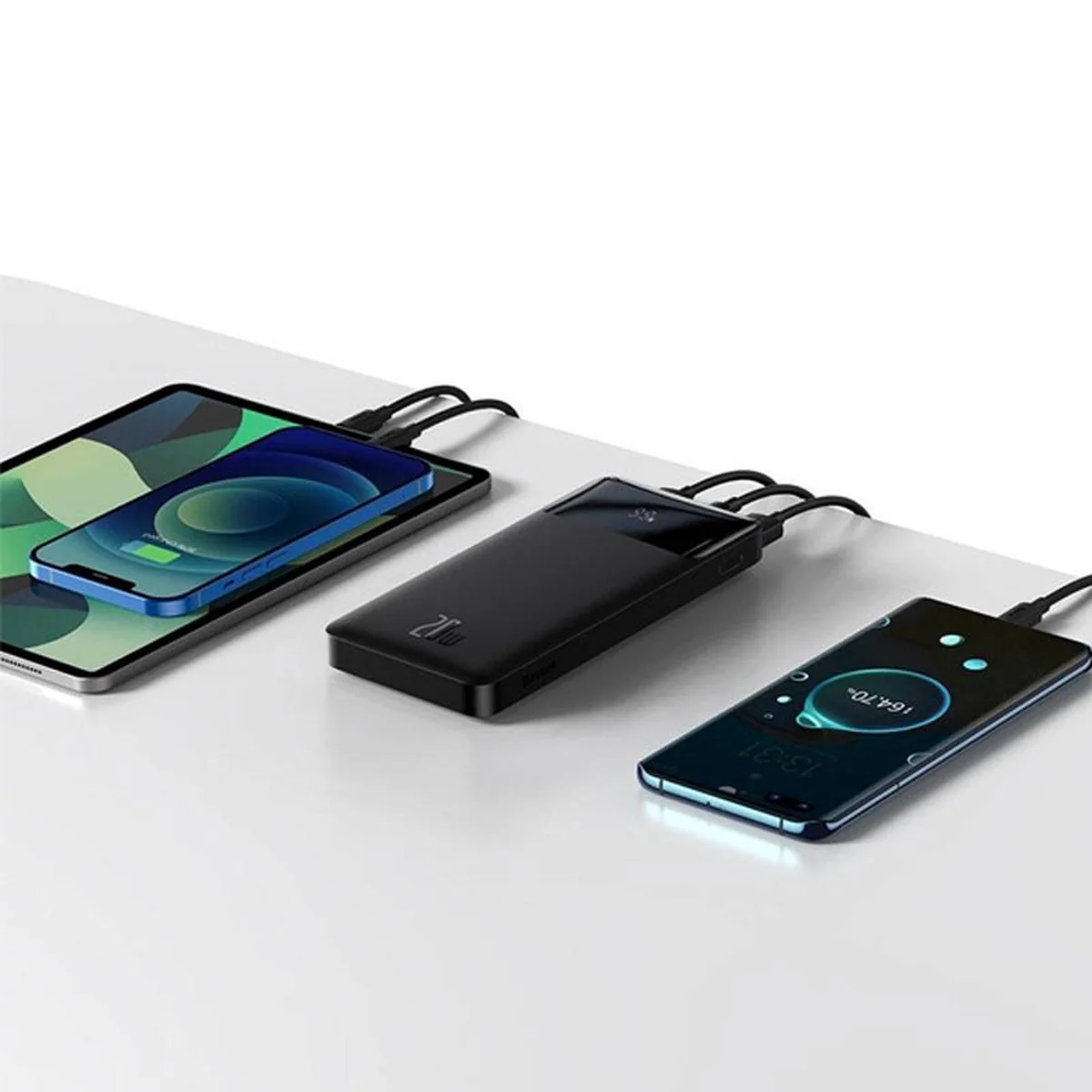 Портативное зарядное устройство Baseus Bipow Digital Display 15W 10000mAh Черный