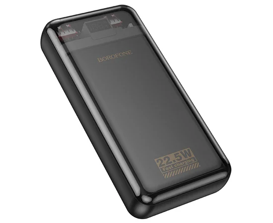 Портативное ЗУ Power Bank BOROFONE BJ52A Power 22.5W+PD20W 20000 mAh Black
