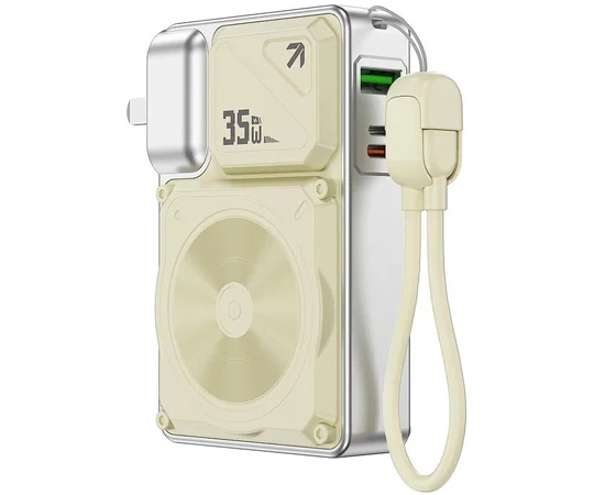 Портативное ЗУ Power Bank WIWU Wi-P057 Knight 22.5W+PD35W 10000 mAh White