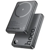 Портативное ЗУ Power Bank Hoco Q34 Clever PD20W с БЗУ 10000 mAh Metal gray