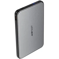 Портативное ЗУ Power Bank Acefast M30 PD20W с БЗУ with cable 5000 mAh Black