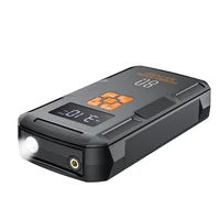 Пусковое устройство (бустер) для автомобиля Hoco QS2 Land Jump Starter and Air Pump 8000 mAh Black