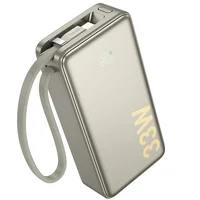 Портативное ЗУ Power Bank Hoco Q27A Jewel 33W 10000 mAh Titanium gold