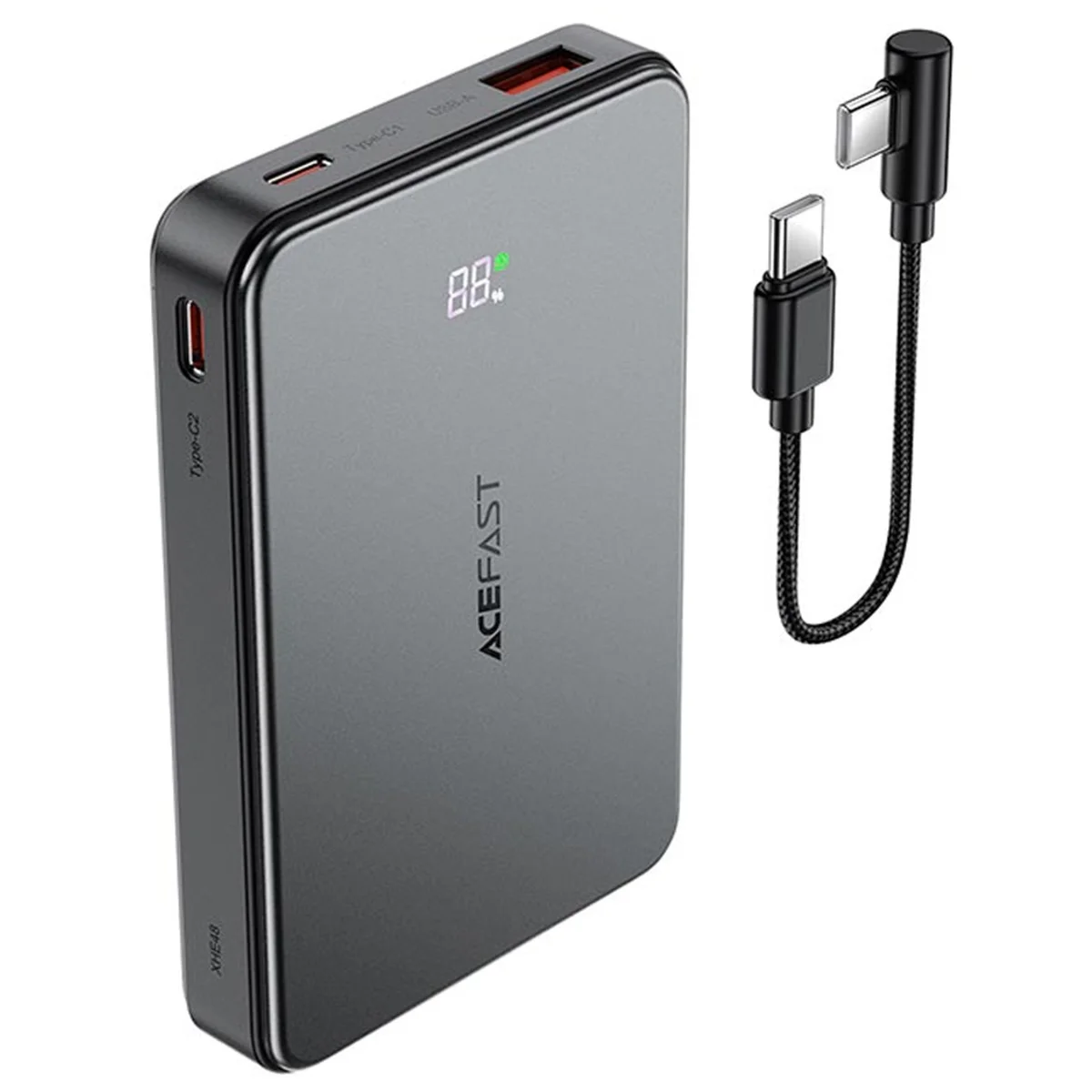 Портативное ЗУ Power Bank Acefast M31 PD22.5W с БЗУ with cable 10000 mAh Black