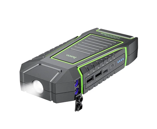 Пусковое устройство (бустер) для автомобиля Hoco QS1 Spring Car Jump Starter 10000 mAh Black