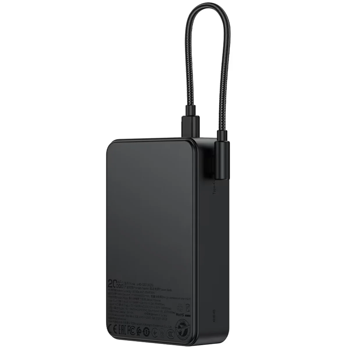 Портативное ЗУ Power Bank Acefast M29 22.5W with cable 20000 mAh Black