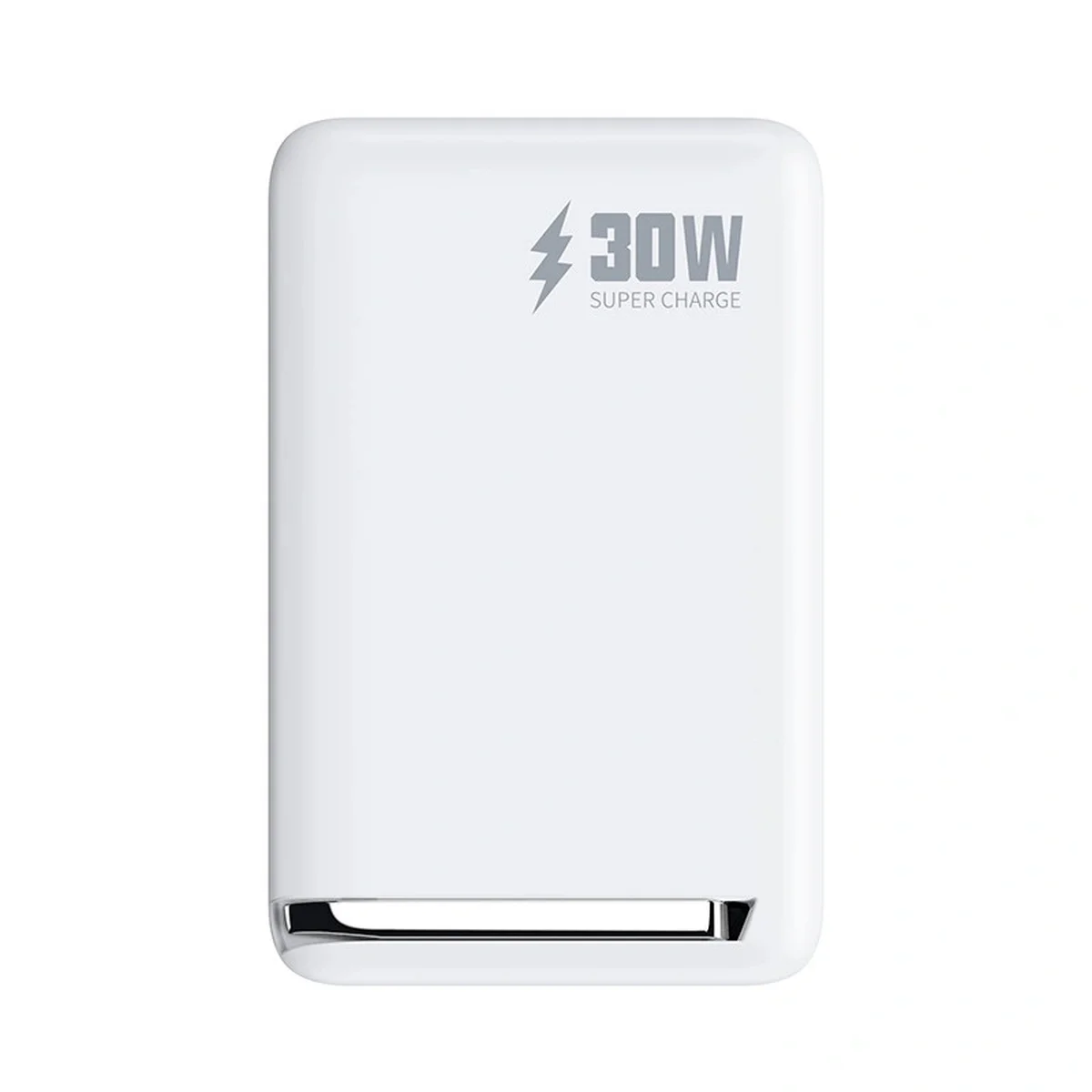 Портативное ЗУ Power Bank WIWU Wi-P031 Magnetic с БЗУ 30W 10000 mAh White