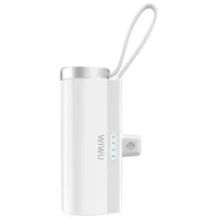 Портативное ЗУ Power Bank WIWU W026 Type-C с БЗУ 15W 5000 mAh White