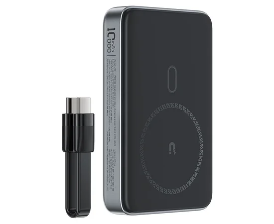 Портативное ЗУ Power Bank Acefast M10 PD30W с БЗУ 10000 mAh Black