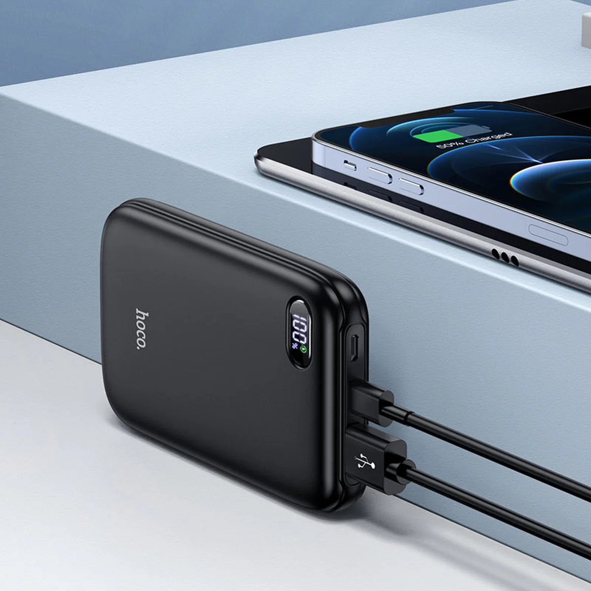 Портативное зарядное устройство Power Bank Hoco Q2 Galax 10000 mAh Черный