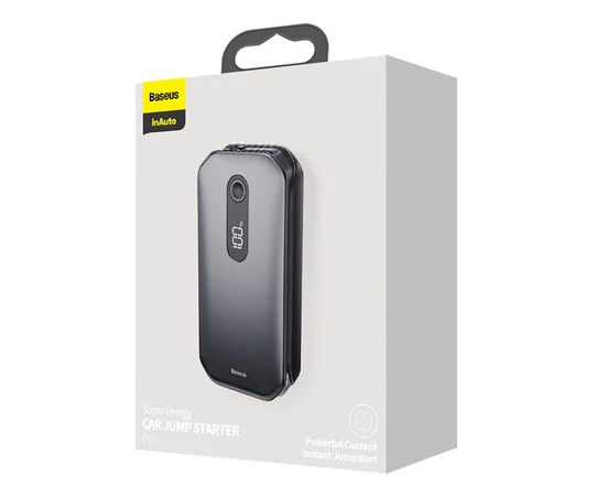 Пусковое устройство (бустер) для автомобиля Baseus Super Energy Pro+ 12000mAh (C00245700111) Black