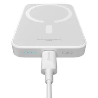 Портативное ЗУ Power Bank Baseus Magnetic Mini Air 20W c БЗУ 6000 mAh (P10059002223-0) Stellar White
