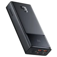 Портативное зарядное устройство Baseus Star-Lord Digital Display 65W 20000 mAh (P10022906113-00) Cluster Black
