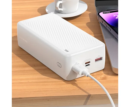 Портативное ЗУ Power Bank BOROFONE BJ56B Graceful 22,5W+PD20W 30000 mAh White
