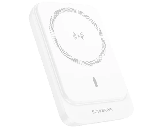 Портативное ЗУ Power Bank BOROFONE BJ63A Nimble PD20W с БЗУ 10000 mAh White