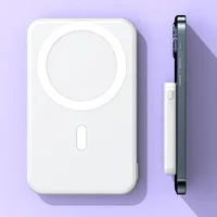 Портативное зарядное устройство Power Bank JJT-A27 PD20W+QC 22.5W с БЗУ 10000 mAh White