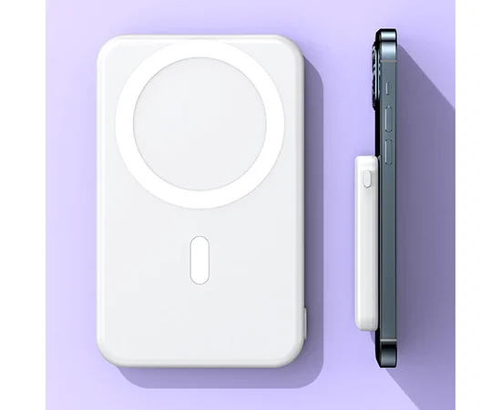 Портативное зарядное устройство Power Bank JJT-A27 PD20W+QC 22.5W с БЗУ 10000 mAh White