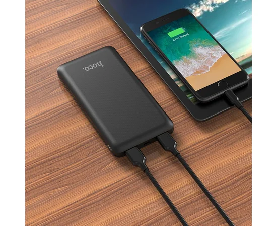 Портативное зарядное устройство PowerBank Hoco J26  Simple Energy 10000 mAh Черный