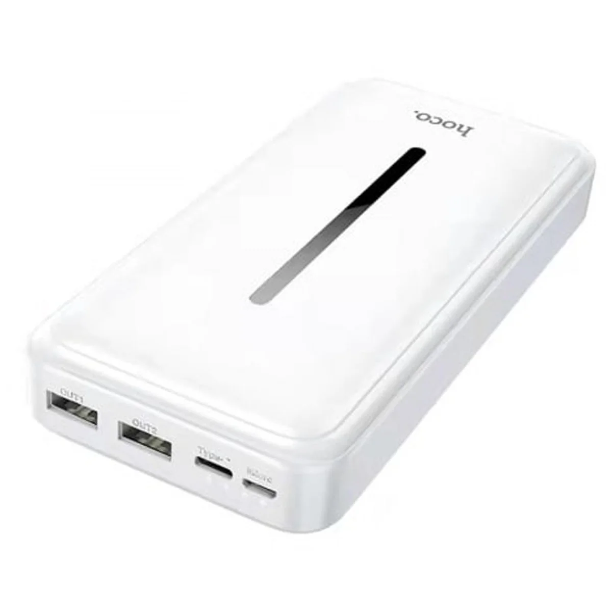 Портативное зарядное устройство Power Bank Hoco DB06 Max Viator 20000 mAh Белый