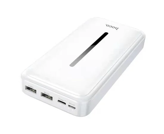 Портативное зарядное устройство Power Bank Hoco DB06 Max Viator 20000 mAh Белый
