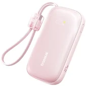 Портативное ЗУ Power Bank Baseus EnerFill FC21 Qpow 3 Ultra 22.5W with cable 20000 mAh (PPFLS) Nebula Pink