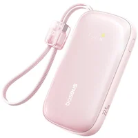 Портативное ЗУ Power Bank Baseus EnerFill FC21 Qpow 3 Ultra 22.5W with cable 20000 mAh (PPFLS) Nebula Pink