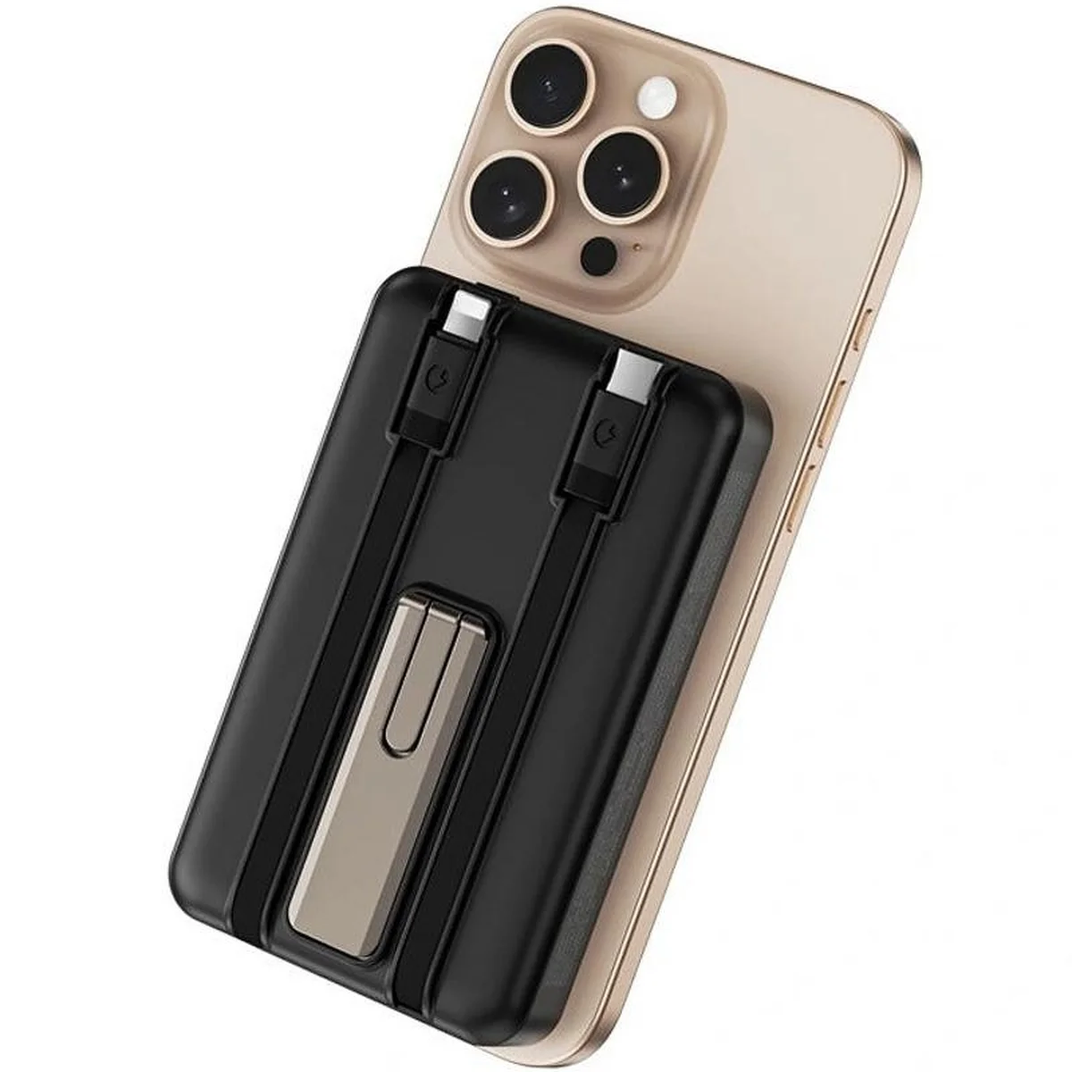 Портативное ЗУ Power Bank WIWU Wi-P056 22.5W+PD20W с БЗУ+iWatch with cable 10000 mAh Black