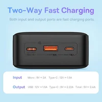 Портативное ЗУ Baseus Airpow 20W 30000mAh (PPQD09010) Black