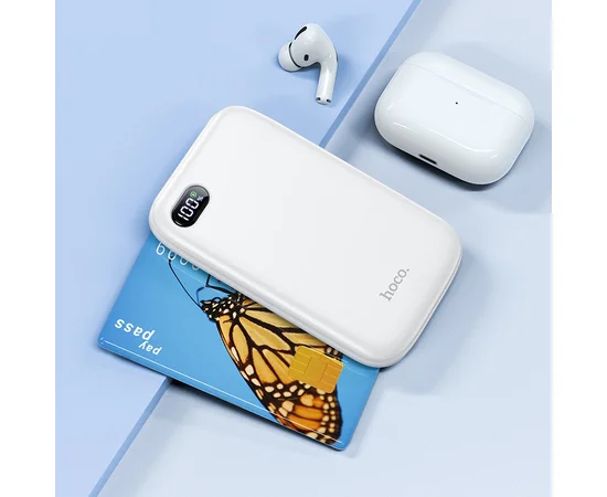 Портативное зарядное устройство Power Bank Hoco Q2 Galax 10000 mAh Белый