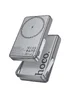 Портативне ЗУ Power Bank Hoco Q36A Sunlight magnetic suction+holder PD20W з БЗУ 10000 mAh Metal grey
