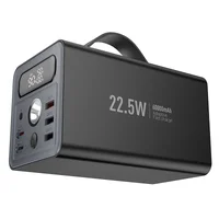 Портативное ЗУ Power Bank Hoco J138 22.5W+PD20W+DC12V 60000 mAh Black