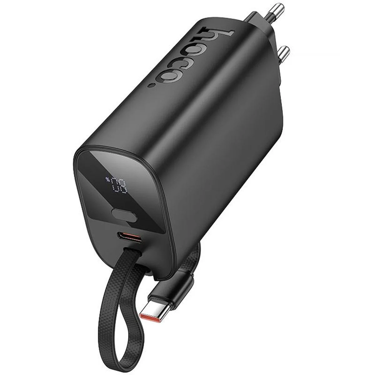 Портативное ЗУ Power Bank Hoco J148 Handy PD20W with cable 5000 mAh Black