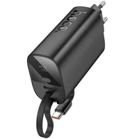 Портативное ЗУ Power Bank Hoco J148 Handy PD20W with cable 5000 mAh Black