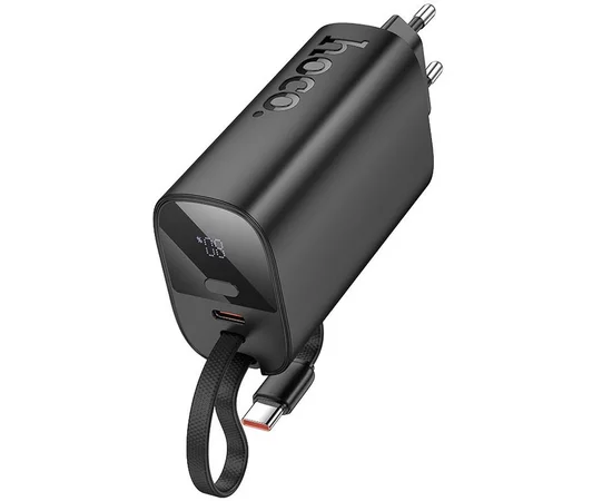 Портативное ЗУ Power Bank Hoco J148 Handy PD20W with cable 5000 mAh Black