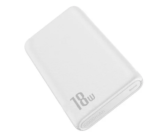 Портативное зарядное устройство Baseus Bipow PD+QC 18W 10000mAh Белый