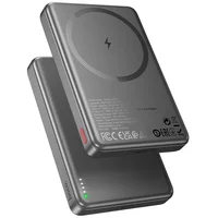 Портативное ЗУ Power Bank Hoco Q26A Joy PD20W с БЗУ 10000 mAh Metal gray