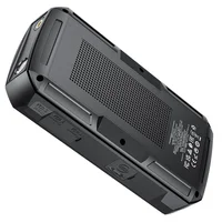 Пусковое устройство (бустер) для автомобиля Hoco QS2 Land Jump Starter and Air Pump 8000 mAh Black