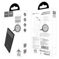 Портативное зарядное устройство Power Bank Hoco B35D Entrourage 5000 mAh white