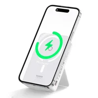 Портативное зарядное устройство Power Bank Baseus MagPro Magnetic Bracket 20W с БЗУ 5000mAh PPCXZ05 White
