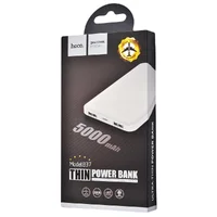 Портативний зарядний пристрій Power Bank Hoco B37 Persistent 5000 mAh Білий