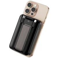 Портативное ЗУ Power Bank WIWU Wi-P061 22.5W+PD20W с БЗУ+iWatch with cable 10000 mAh Black