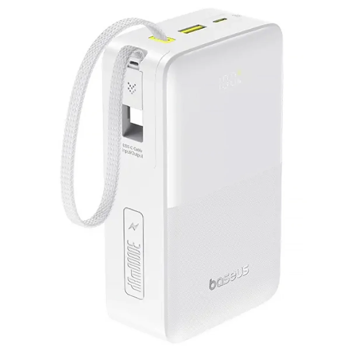 Портативное ЗУ Power Bank Baseus EnerFill FC51 Bipow2 Pro 22.5W 30000mAh (E0028100) White