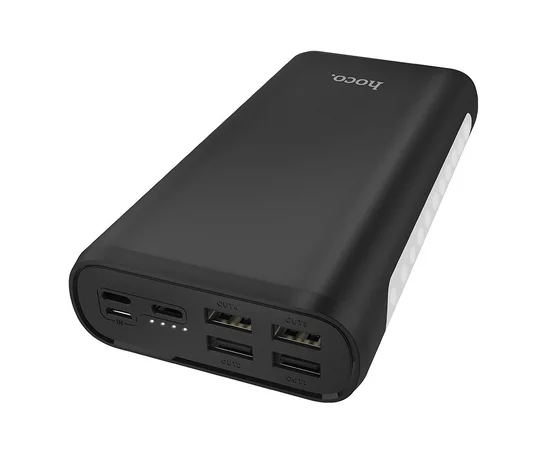 Портативное зарядное устройство Power Bank Hoco J60 Snowflake 30000 mAh Черный