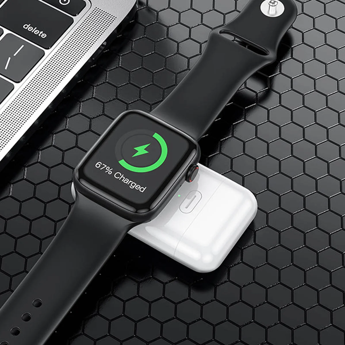 Портативное зарядное устройство Power Bank Hoco J120 for iWatch 1000 mAh White