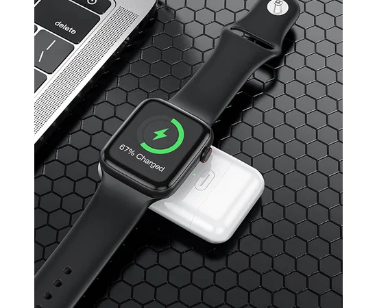 Портативное зарядное устройство Power Bank Hoco J120 for iWatch 1000 mAh White