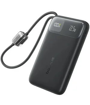 Портативное ЗУ Power Bank Baseus EnerFill FC11 PD22.5W with cable 10000 mAh (E0027R) Cosmic Black