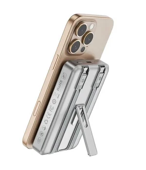 Портативное ЗУ Power Bank WIWU Wi-P056 22.5W+PD20W с БЗУ+iWatch with cable 10000 mAh Silver Портативное ЗУ Power Bank WIWU Wi-P056 22.5W+PD20W с БЗУ+iWatch with cable 10000 mAh Silver