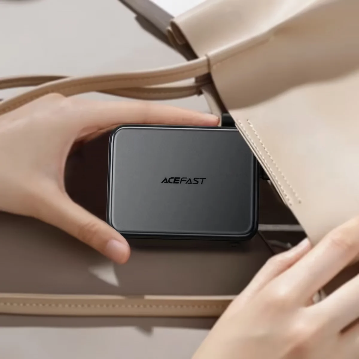 Портативное ЗУ Power Bank Acefast M28 22.5W with cable 10000 mAh Black