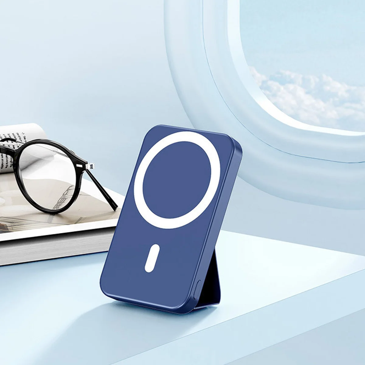 Портативное зарядное устройство Power Bank JJT-A27-1 PD20W+QC 22.5W с БЗУ 10000 mAh Dark blue