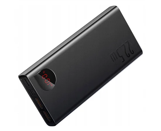 Портативное ЗУ Baseus Adaman Metal Digital Display QC 22.5W 20000 mAh (PPAD000101) Черный
